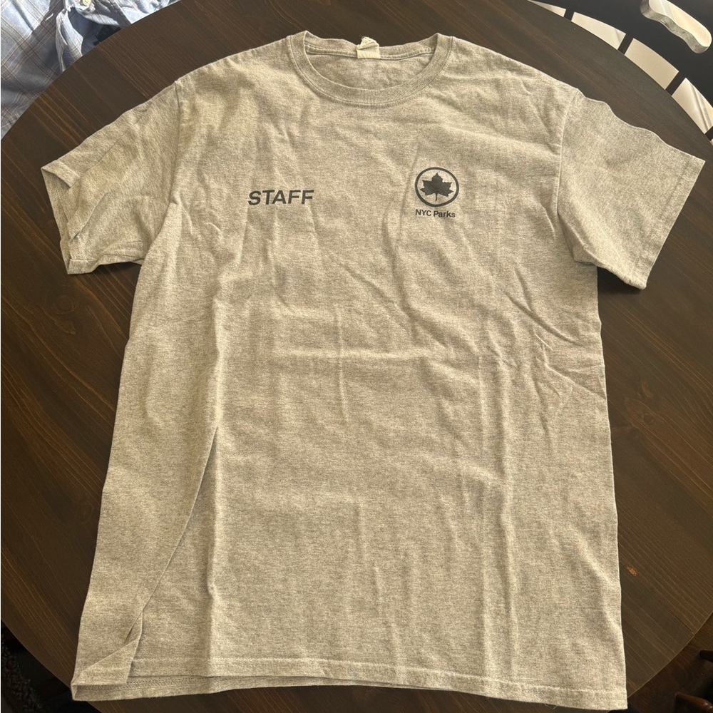 Parks Dept Gildan Gray Staff Tee - Short Sleeve